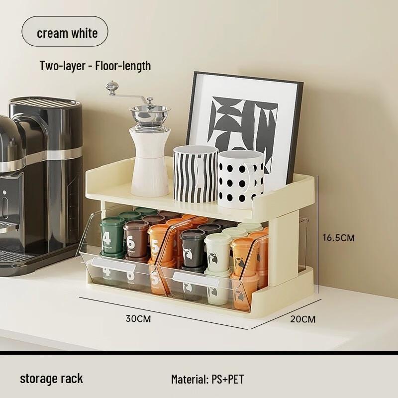 Tea Bag and Coffee Capsule Storage Box