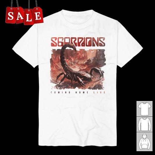New SCORPIONS coming home live Gift For Fans Unisex S5XL Shirt CA655 Unisex T-Shirt M