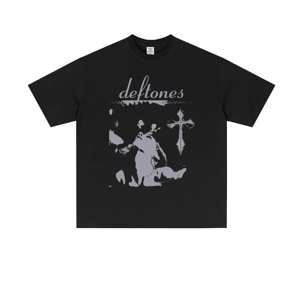 

Rock Band Deftones Saturday Night Wrist T Shirt Men Women Alternative Heavy Metal Streetwear Male Fashion Oversized T-shirt T... S разноцветный