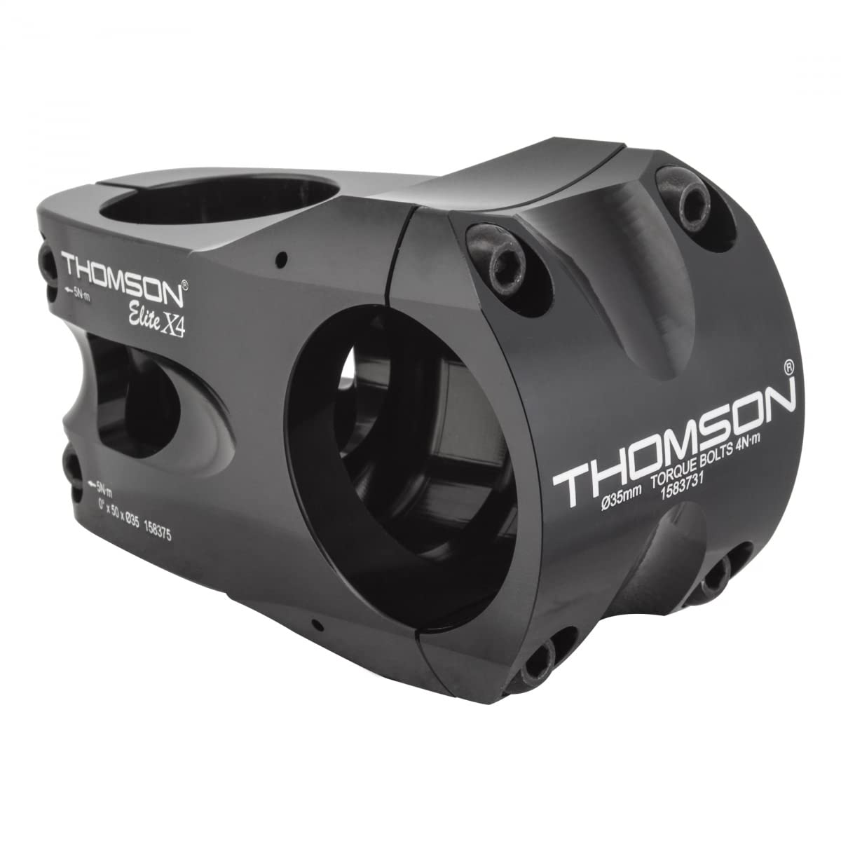 

THOMSON ELITE 35MM X4 Диаметр зажима штока 50 мм SME178 (1-1/8 35.0) [Черный (0°)] чёрный