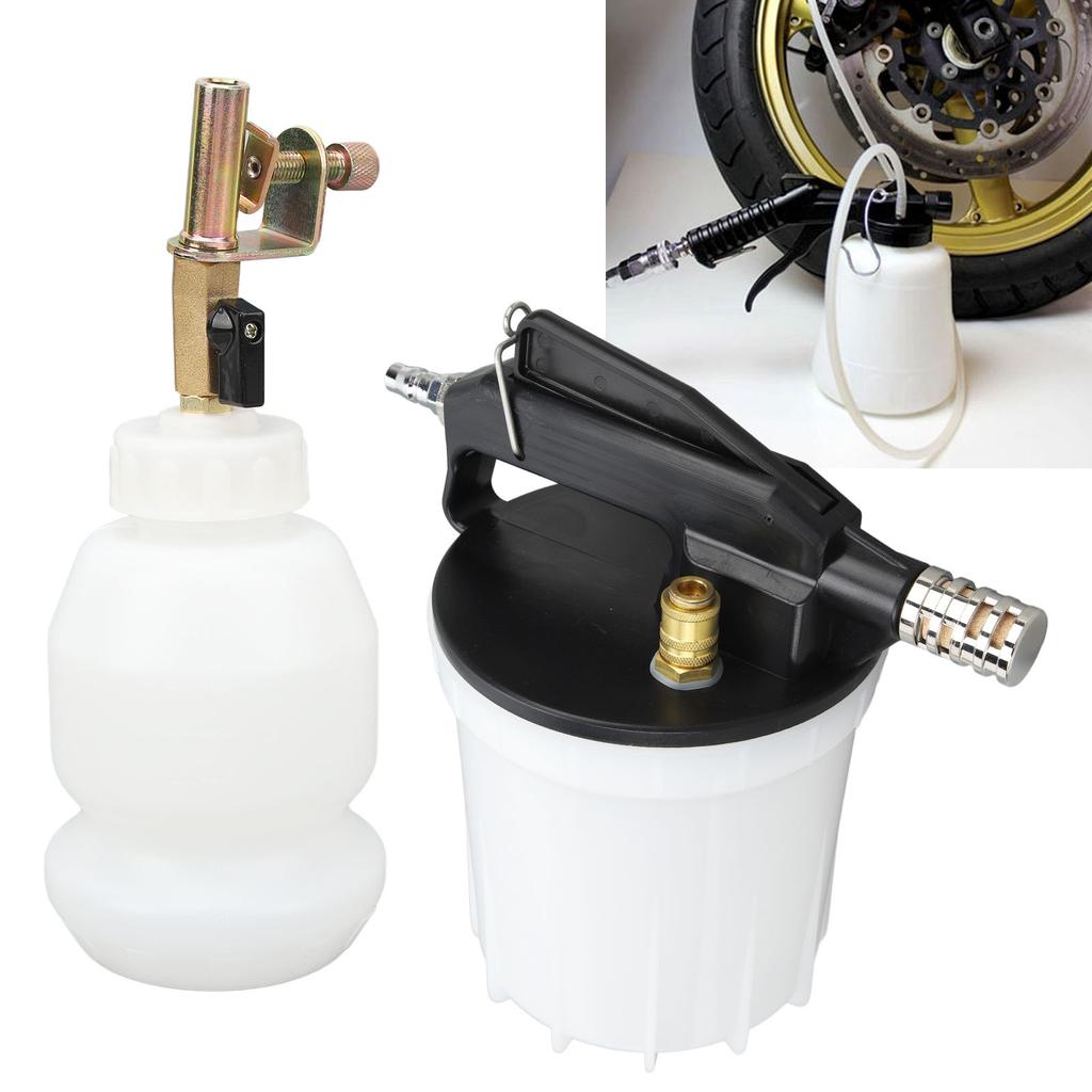 1Set 2L Brake Bleeder Kit with 2L Vacuum Brake Extractor Tool 1L Refill Bottle 2.7 to 11.6 Bar for Vehicles