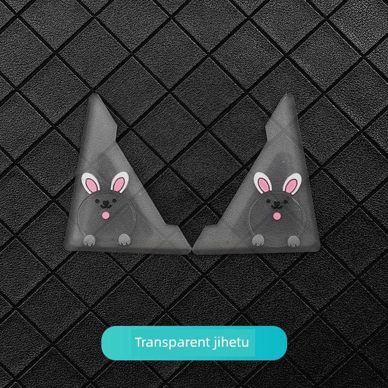 

and Japanese Imported Technology Car Door Corner Anti-Collision Stickers, Car Anti-Collision Strips, Anti-Collision Devices, Anti-Scratch Stickers Jihetu-Transparent Model [Pair of Door Corners]