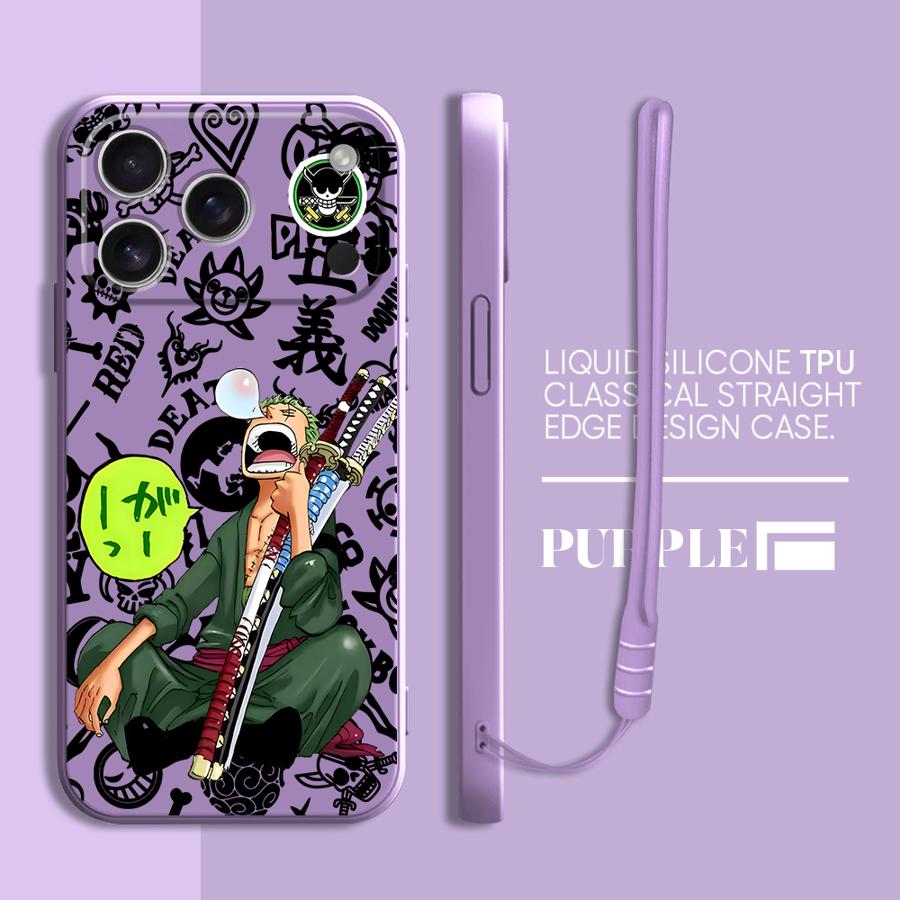 One Pieces Anime Case for Apple iPhone 17 Pro Max 7 8 13 Mini XS XR 12 Plus 15 Air 16 11 Phone Cover