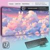HYBXAXC Large Cute Anime Mouse Pad Rubber Laptop Computer Kawaii Mousepad Gamer Office Mouse Mat Keyboard Desk Mat Mause Pads