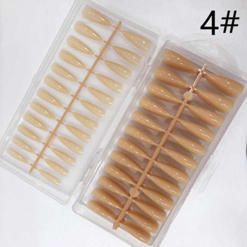 Jelly & Nude Wearable Nail Tips - 240 Pcs In Box: Ice Transparent & Colorful False Nails