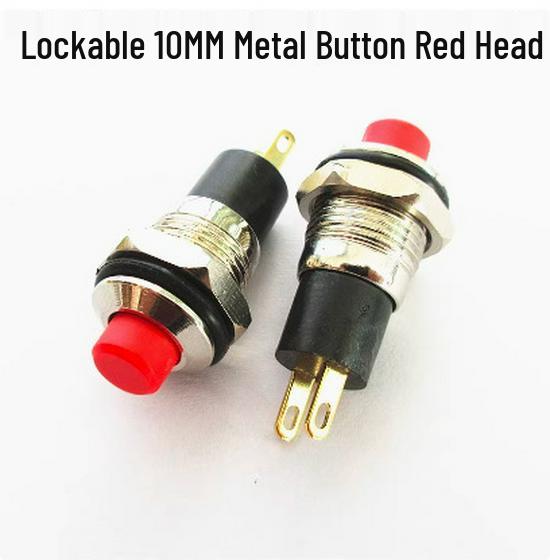 

10MM Round Metal Self-Locking Button Key Switch