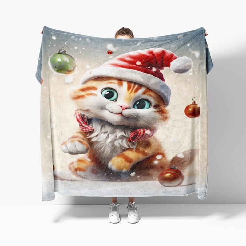 Decorazione casa peluche Plaid Coperta da divano Copriletto letto coperte soffici morbide decoro Moderno Halloween Buon Natale inverno