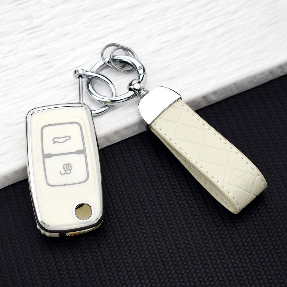 For Chery Tiggo 3 5 A5 E5 A3 Fulwin Cowin Fora Elara A1 Ego Tengo Cielo T11 M11 A13 Easter Chance Tpu Car Key Cover Fob Holder