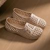 Summer Hollowed-out Breathable Thick-soled Sandals for Women, and Soft-soled Casual Beach Flip-flops for Women