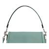 Coach Legacy 26 Logo Leather Shoulder Tote Bag Medium Light Green Women Tote Bag CU099-LHAQM