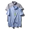 Mulberry Silk Stripes Short-Sleeved Shirt Men's Summer 2024 New Coat Export Export Men's Clothing Business Casual Shirt