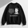 Men's Fashionable Casual Long-sleeved Printed Round Neck Sweatshirt Top