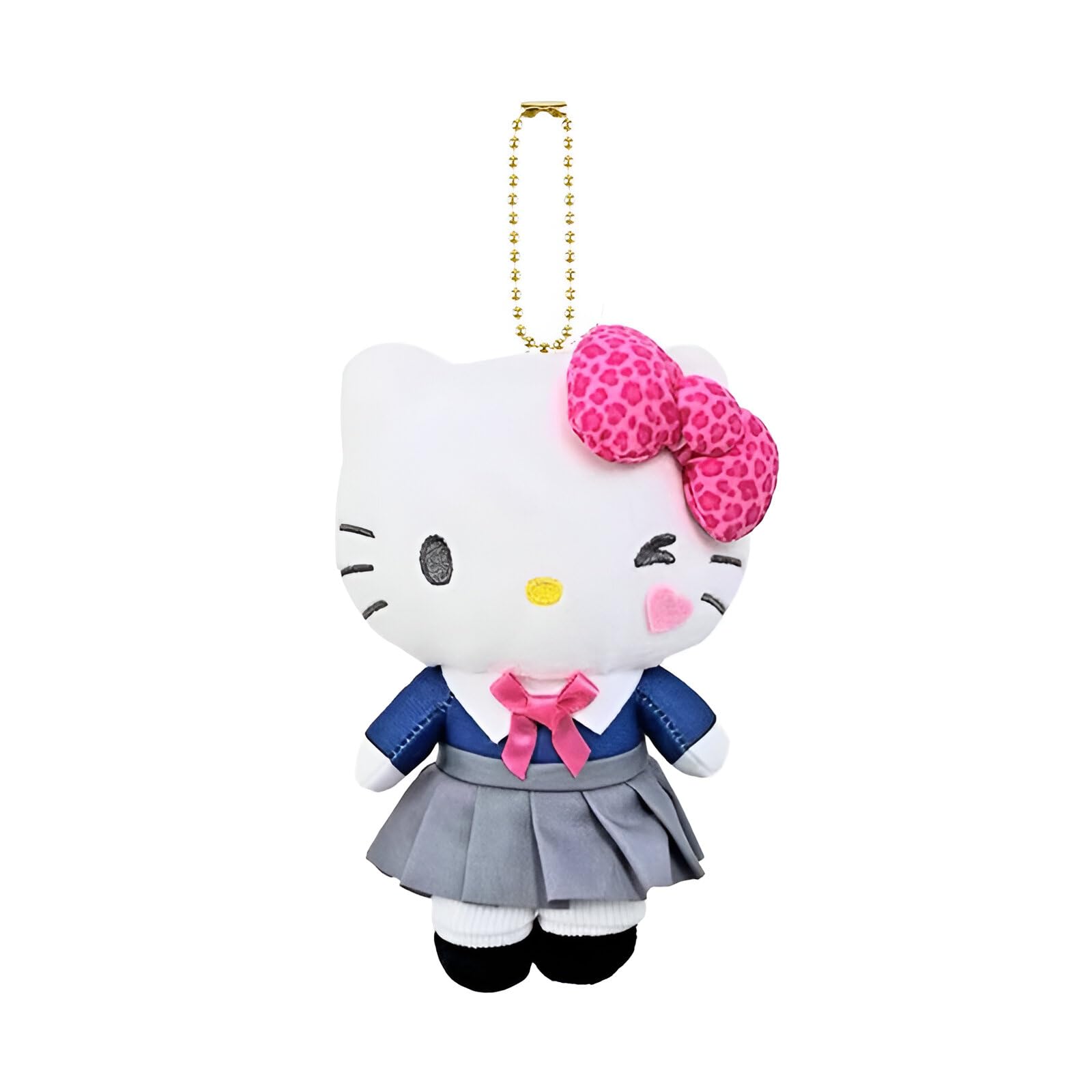 

Hello Kitty Gal Plush Toy Mascot Holder Pendant Plush Toy Pouch Bag Charm Key Ring Keychain Cute Character Goods [Reloading] (White) [Product] белый