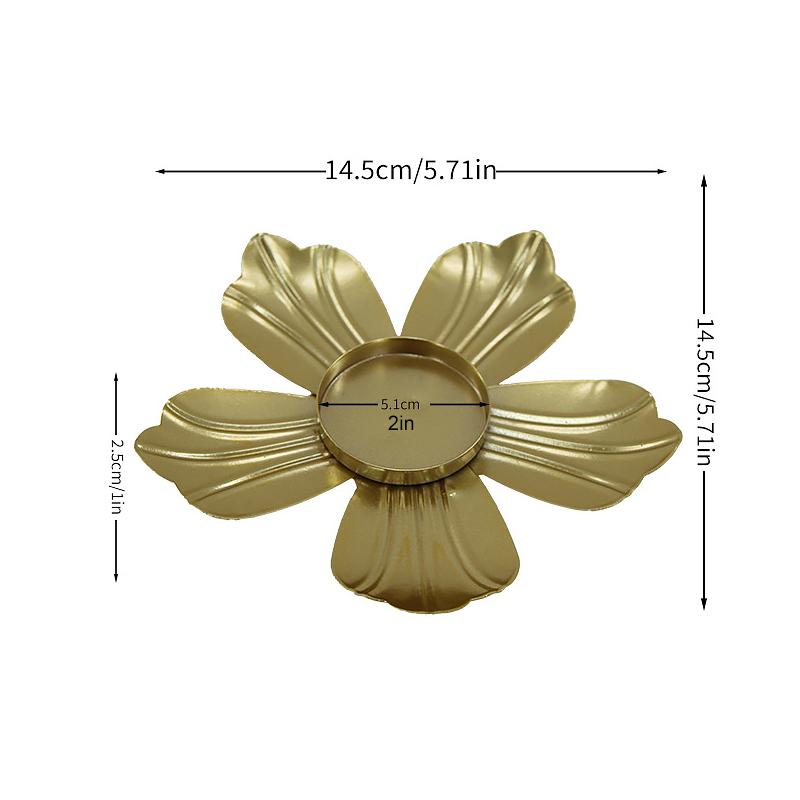 1PC Iron Occasions Practical Romantic Durable Elegance Stable Holiday Decorations Artistic Atmosphere Dining Tables