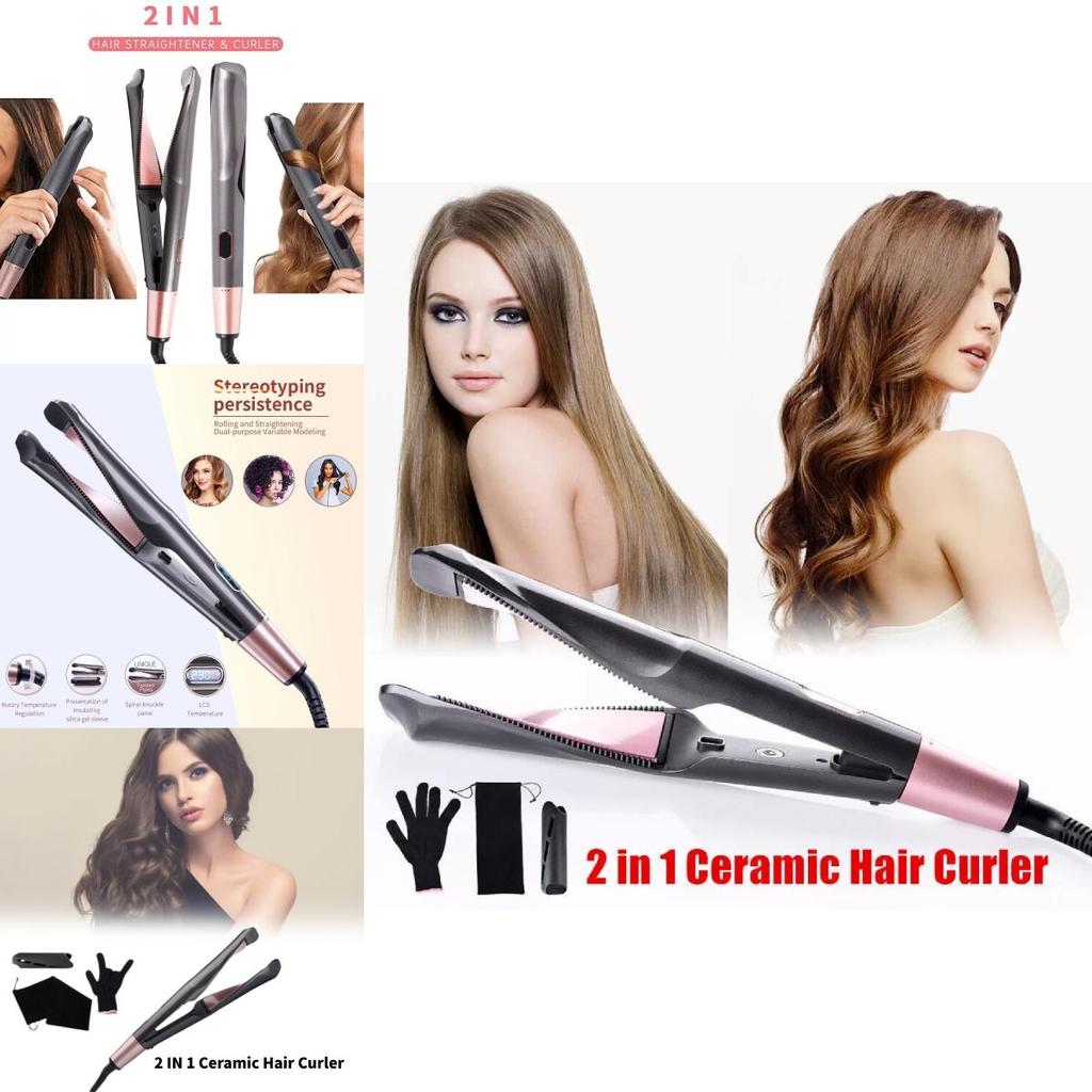 Professional 31mm Diameter Ceramic Curling Wand With 10 Temperature Settings For All Hair Types