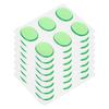 Uxcell 48-Piece Drum Damper Gel Pads, Silicone Mute Pads, Drum Silencers, Drum Dampers, Moon Gel, Green, 30x25x3mm, for Drum Cymbal Tone Control