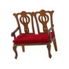 1/12 Dollhouse Miniature Sofa Chair with Cushion Furniture Model Figure For Living Room And Bedroom Scene Decoration