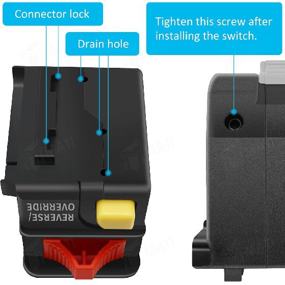 M MATI Left Handlebar Switch Assembly For Polaris Hawkeye 325 Magnum 330 Trail Boss 330 Xplorer 250 Scrambler 400 500 850 Sportsman 400 450 500 550