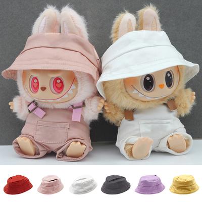 Doll Hat for Dollhouse Miniature 17cm Labubu Color Match Hat Kawaii Cute Doll Accessories Kids Girls Toys