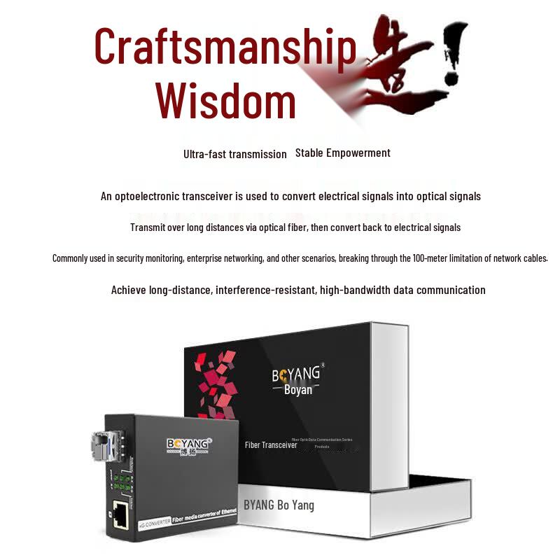 Boyang BY-WG915S 10G SFP+ Single-Mode Fiber Optic Transceiver
