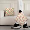 Flowers Soft Comfortable Cute Pillow Case Nordic For Sofa Living Room Home Office Decor Protective Style Tulip Covers