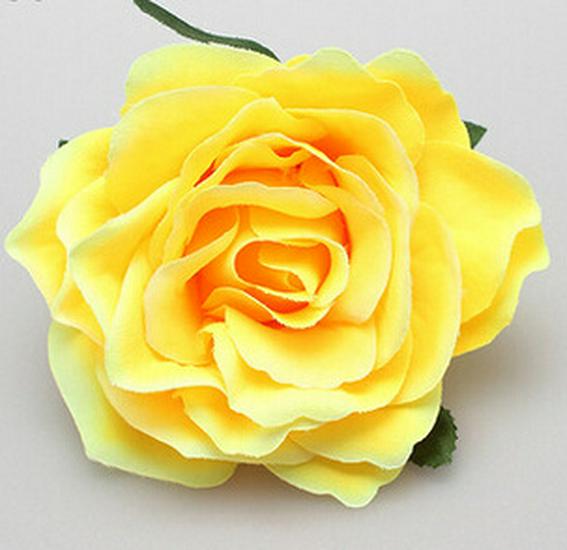 Bohemian Rose Lace Hair Clip and Brooch - Artificial Flower Accessory