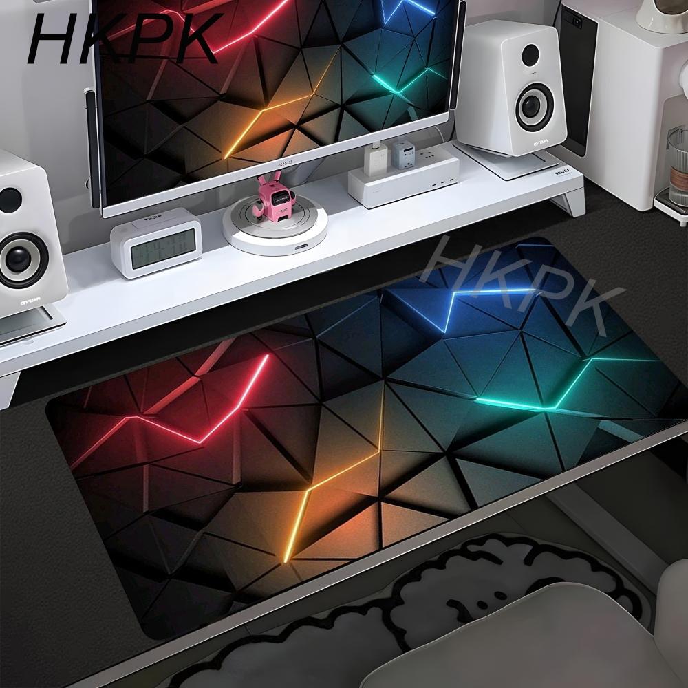 90x40 Esports Speed Desk Mats Large Geometric Mouse Pad XL Computer Mousepads Hexagon Mousepad Big Keyboard Mat Gamer Mouse Pads