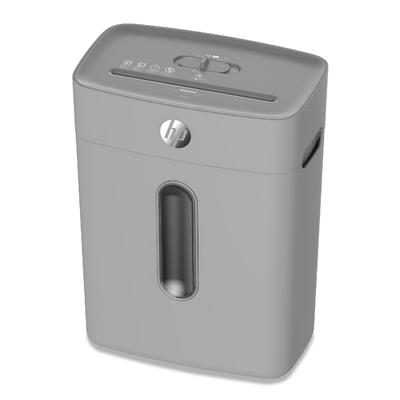 Distruggidocumenti elettrico HP per uso domestico con modalità silenziosa, compatto, mini, taglio trasversale 5x18 mm, distrugge 6 pezzi contemporaneamente, grande capacità, sottile, Q1506CC