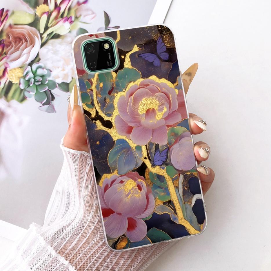 For Huawei Y5p Case DRA-LX9 Cute Lion Fashion Painted Cover Soft Silicone Phone Case For Huawei Y5p Honor 9S Honor9S Fundas Bags