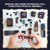 Wooden Handmades DIY Books Nooks Kit Sturdy Charming Assembled Miniatures Birthday Gift