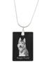 Picardy Sheepdog, Berger Picard, Picardy Shepherd – Crystal Pendant with Dog, Silver Necklace with Photo |