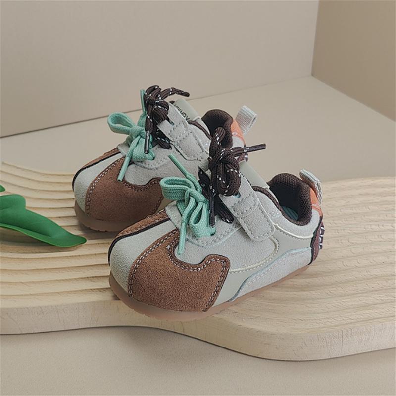 

New Sping Baby First Walkers Shoes Leather Toddler Boys Sneakers Soft Sole Infant Fashion little Kids Girls Shoes 16-25 21