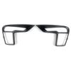 Pair Front Bumper Fog Light Cover Bezel Black Trim Fits Ford Explorer 2018-2020 Car Accessories