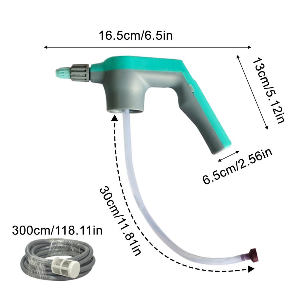 Elektrischer Sprüher 2000mA Wiederaufladbarer Handheld-Sprüher Düse Elektrischer Handheld-Nebelspender für Automobil Garten Garage Outdoor