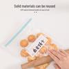 ZISIZ Thick Double Zipper Sealable Storage Bags