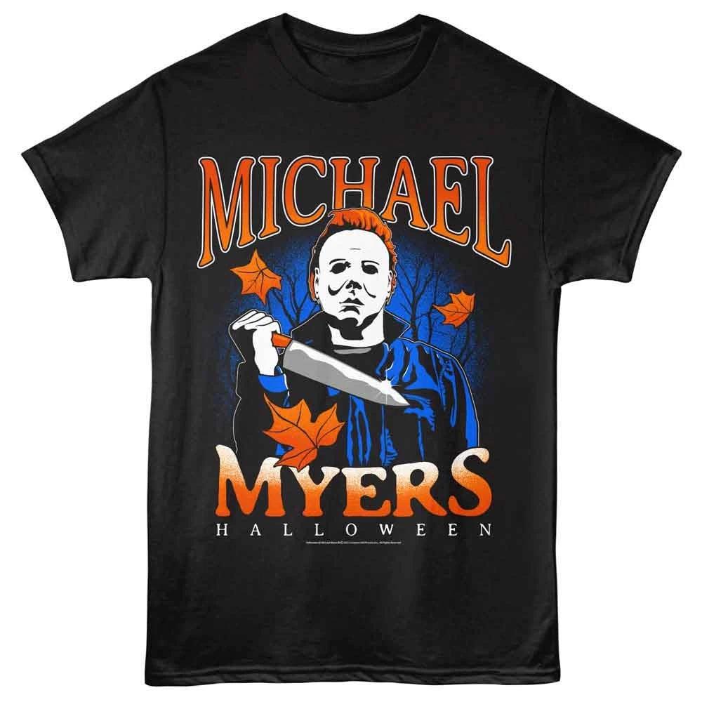 Halloween - Michael Myers - Front Print Short Sleeve Solid Children s T-shirt - Black 150