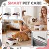Wireless Smart Cats Feeder With Motion & Timing, Auto Open/Close Lid, Gray/