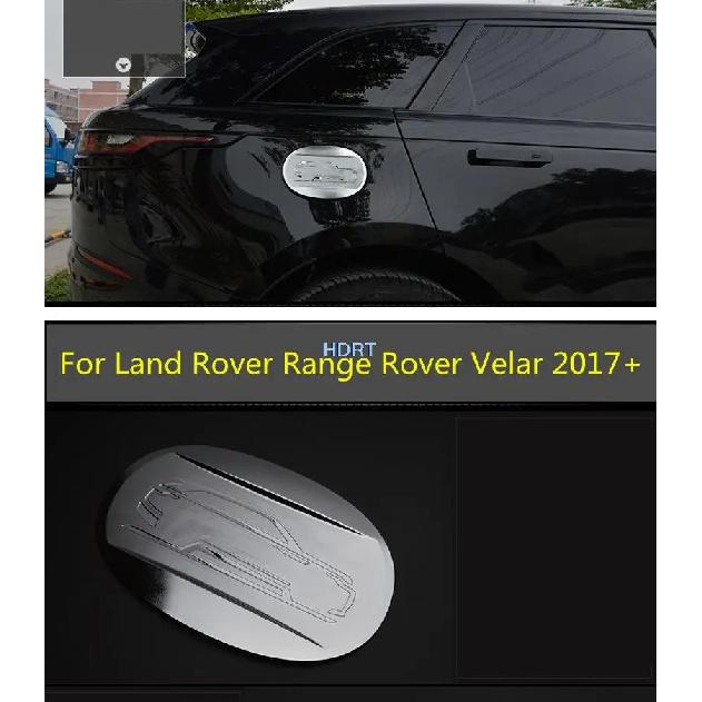 For Land Rover Range Rover Velar 2017+ Exterior ABS chrome Car Style Body Fuel Oil Tank Cap Cover Trim frame Protection Sticker 1pc