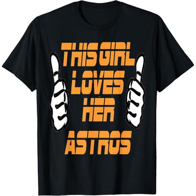 This Girl Loves Her Astros T Shirt T-Shirt(1)