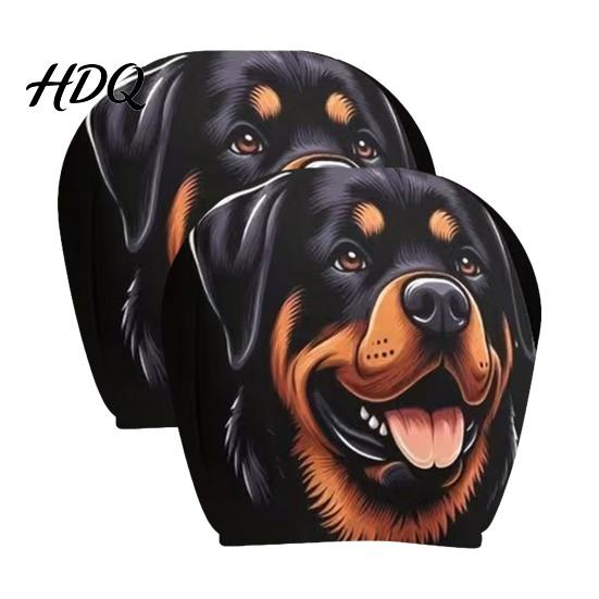 Universal Fit Auto Headrest Covers Scary Ghost Face Car Covers Funny Expression Seat Decor Protectors for SUV Truck Elastic Vehicle Interior
