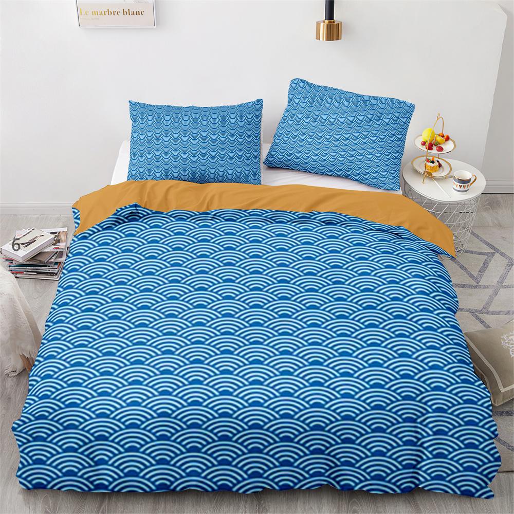 Tribal Duvet Cover Set Secret Tribe Pattern In Bohemian Style Decorative Polyester Bedding Set with Pillowcase King Queen Size