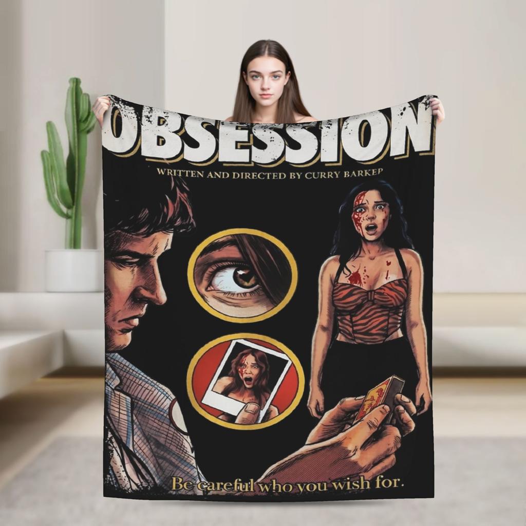 Obsession Horror Movie Blanket Multi-Size Super Soft Cozy Throw Blankets For Sofa Couch And Bed