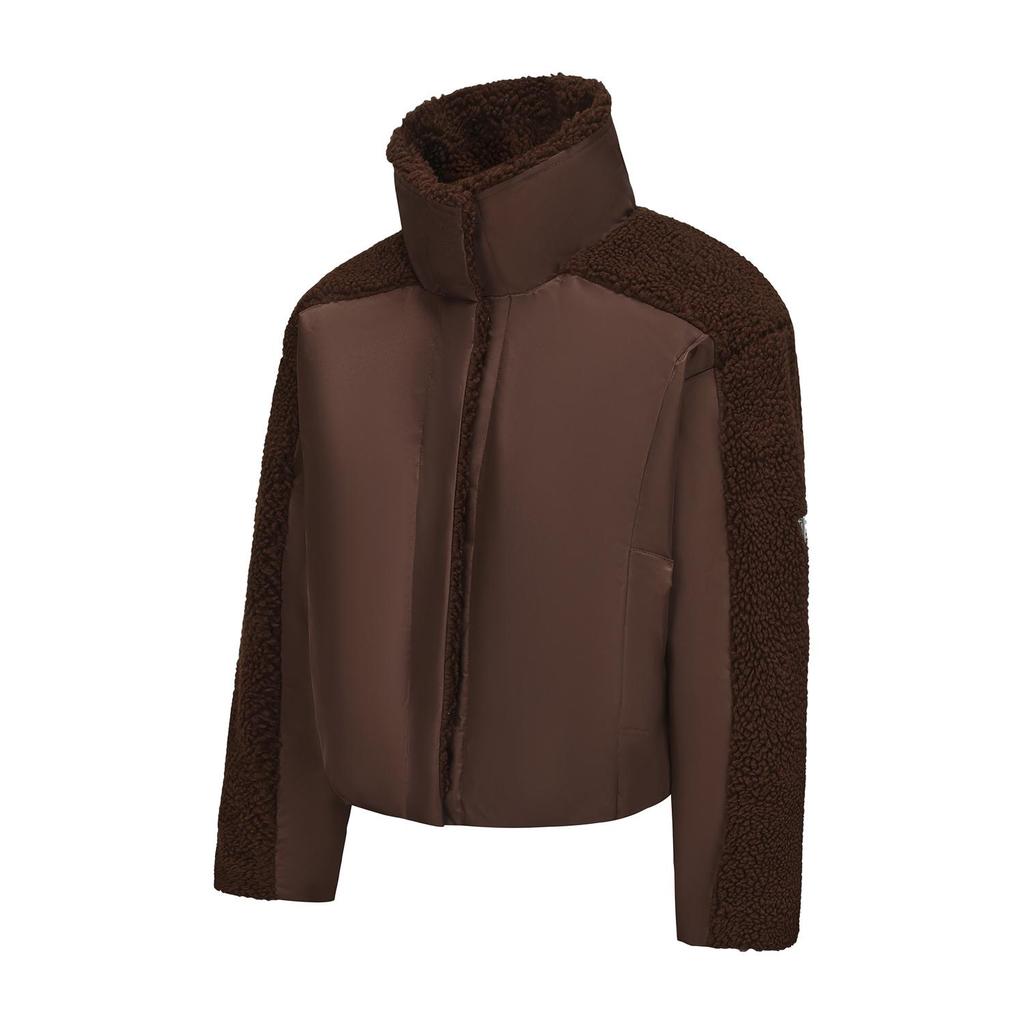 Women’s Plush Fleece Jackets Long Sleeves Lapel Zipper Short Coat Windproof Warm Bomber Jacket Loose Fit Outerwear Vintage Style Autumn Winter Tops