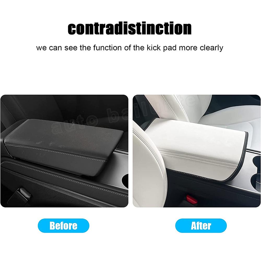 For Tesla Model 3 Model Y 2023 2022 -2017 Car Armrest Box Cover Central Control Armrest Decoration Interior Car