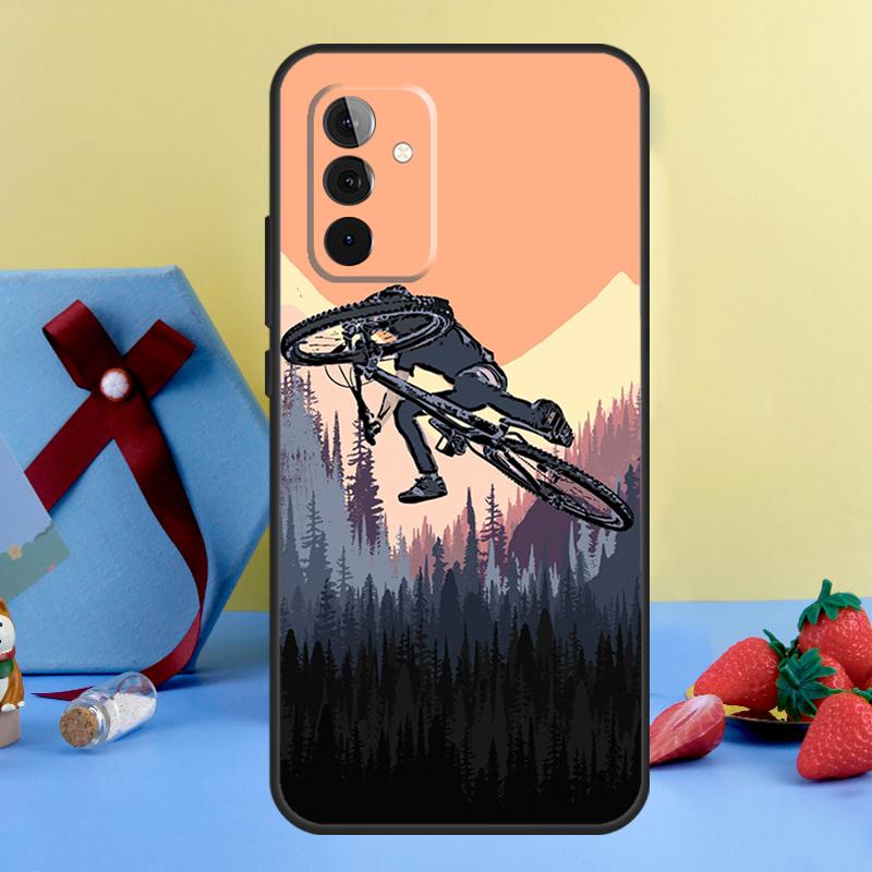 MTB Mountain Bike Cycling Bicycle Case For Samsung Galaxy A13 A23 A33 A53 A73 A14 A24 A34 A54 A72 A52 A32 A12 A51 A71 A15 A25