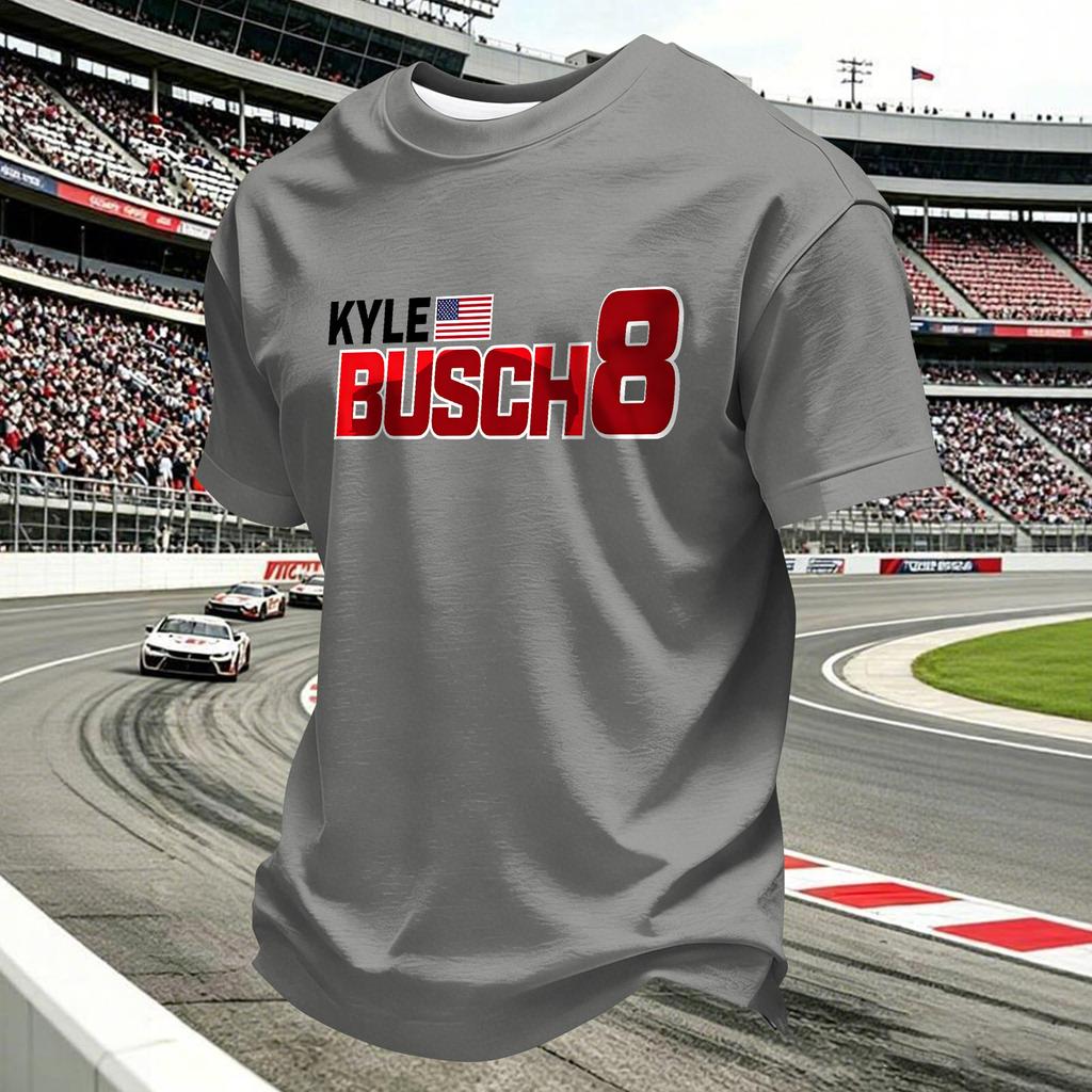 Men's Summer Casual Short Sleeve Crew Neck T-Shirt Printed Graphic Design Lightweight Comfortable Fit