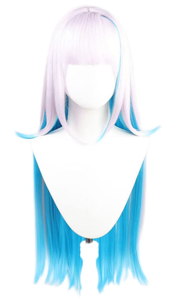 

Lize Helesta Cosplay Wig, Heat-Resistant Purple/Blue Wig, Perfect for Halloween, Events, Photoshoots, and Festivals (A)