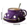 Resin Coffee Cup with Handle Stainless Steel Insulated Inner Spill Resistant Mug For Gifting Birthday Holiday Event