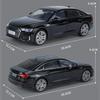 1/18 Scale A6L Toy Car Model Diecast Alloy Metal Vehicle Miniature Pull Back Sound Light Collection Gift for Boy Children Kid