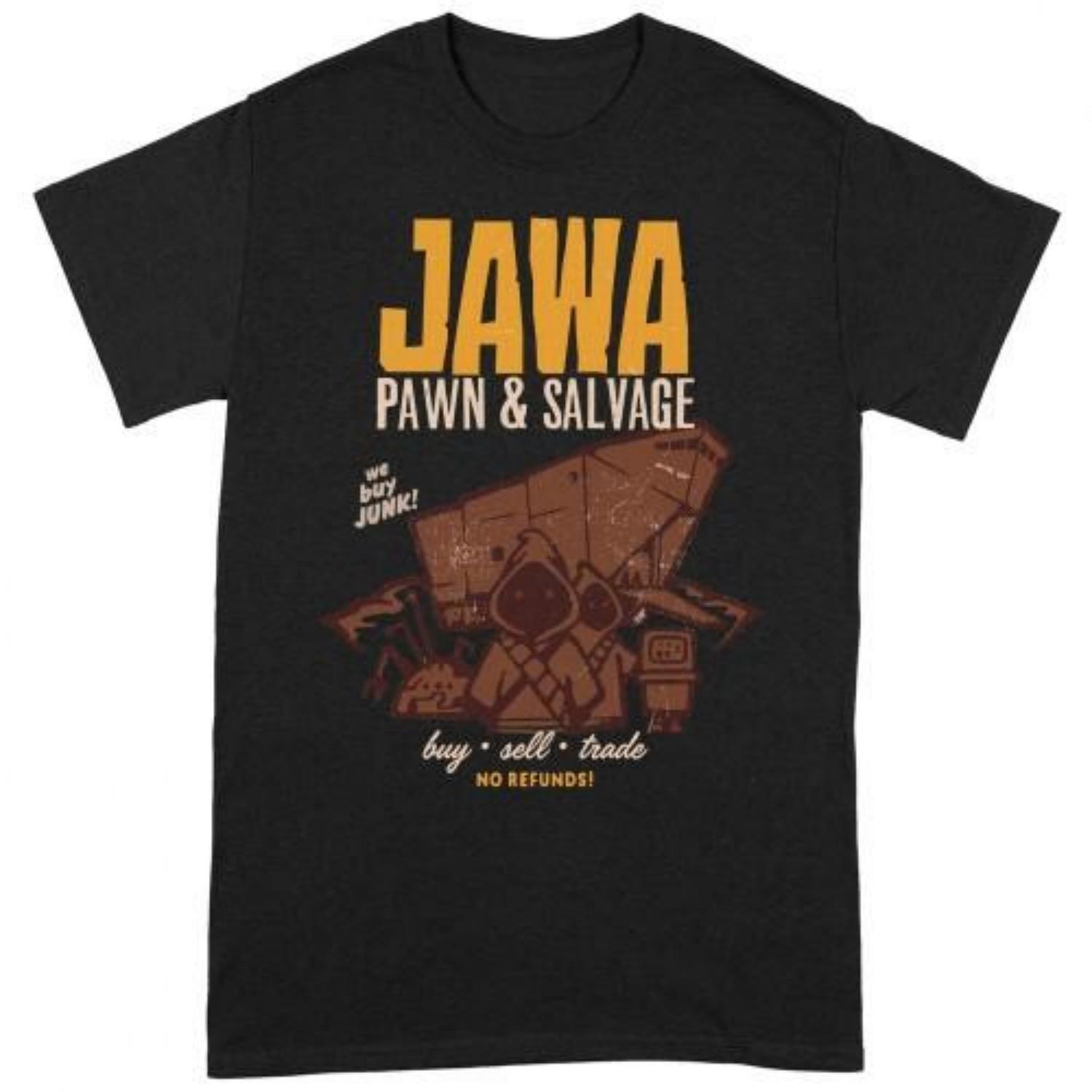 STAR WARS Unisex Adult Jawa Pawn & Salvage T-Shirt S
